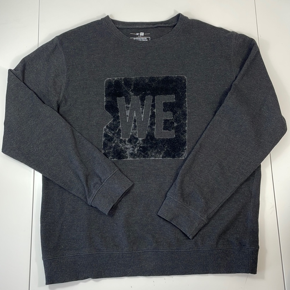 ME TO WE dark grey Sweatshirt, Size Large